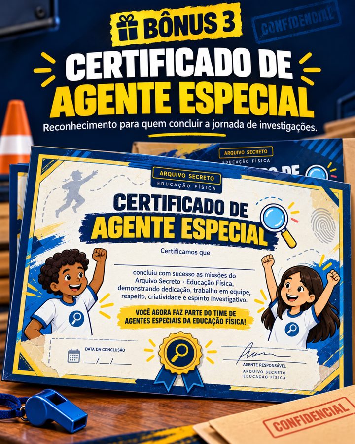 Certificado de Agente Especial: reconhecimento para quem concluir a jornada de investigações