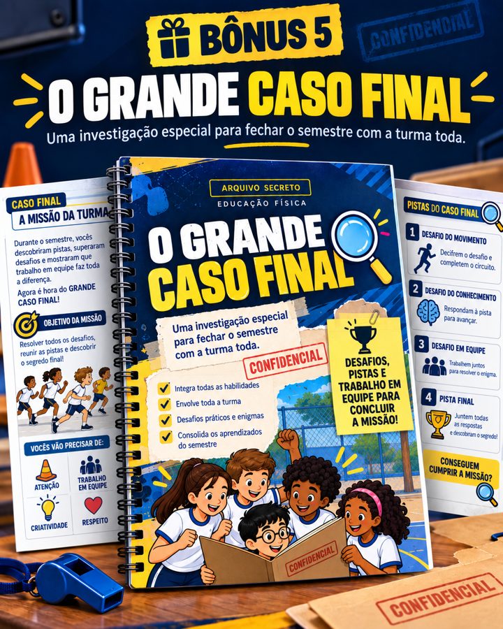 O Grande Caso Final: uma investigação especial para fechar o semestre com a turma toda