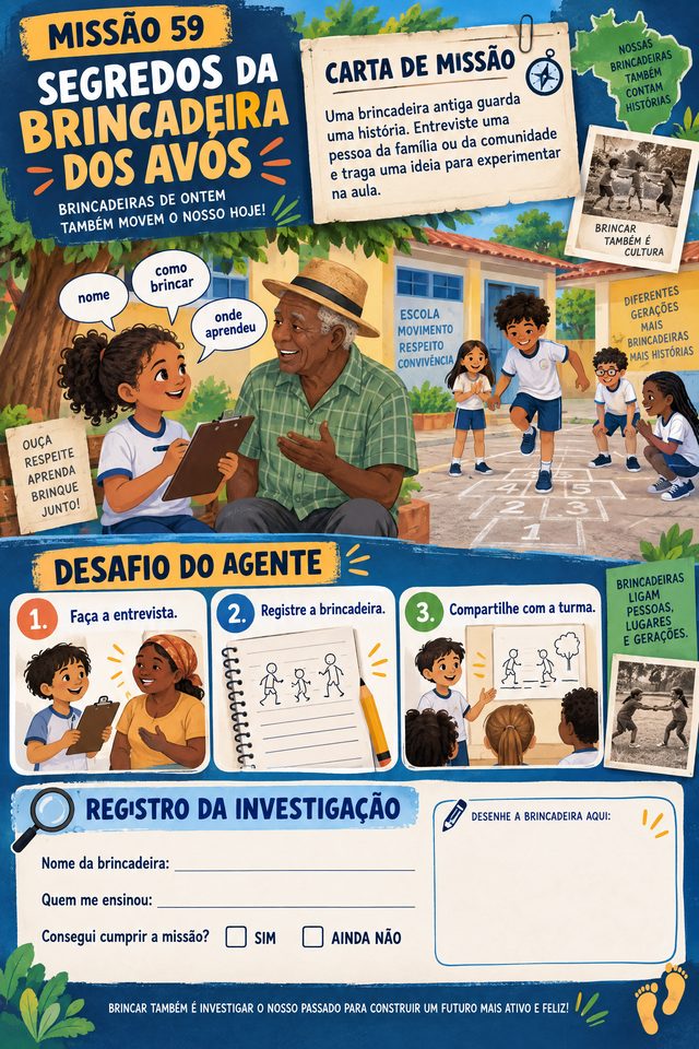 Missão 59: Segredos da Brincadeira dos Avós