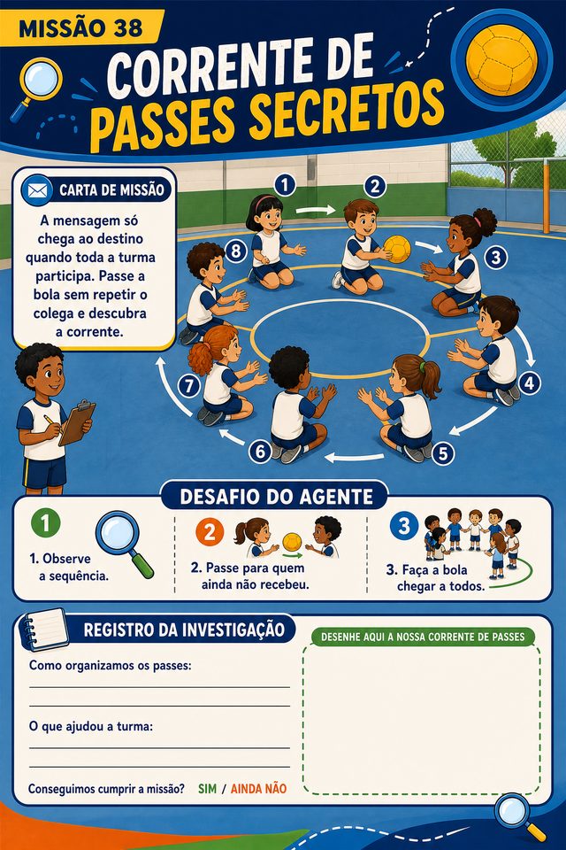 Missão 38: Corrente de Passes Secretos